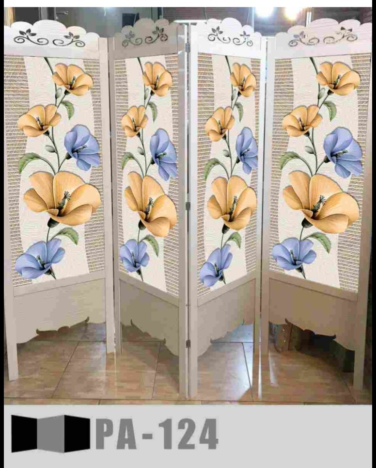 پاراوان پارتیشن طبیعت گل 124