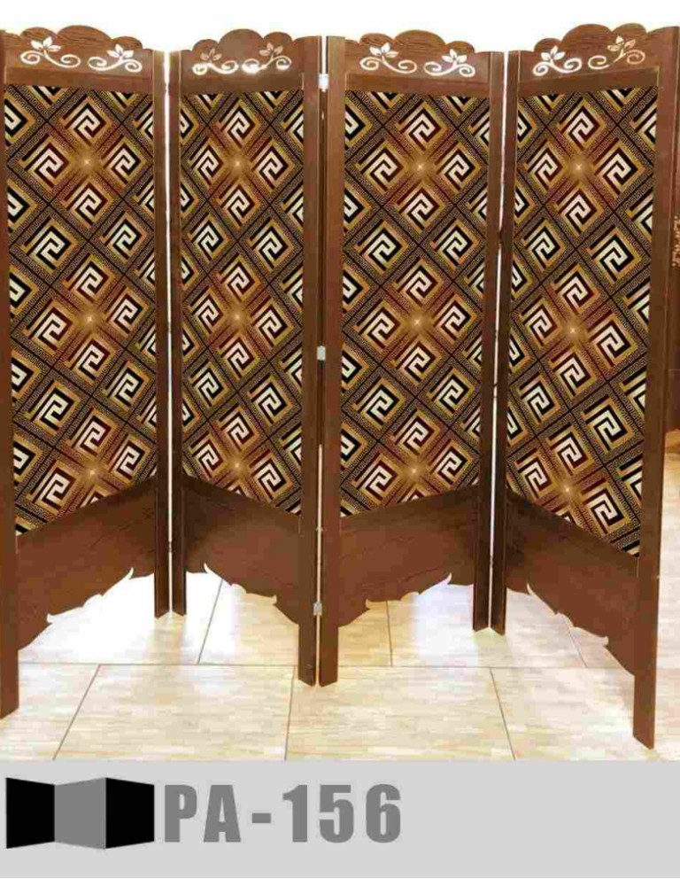 پاراوان پارتیشن کاغذ دیواری متحرک مدل156