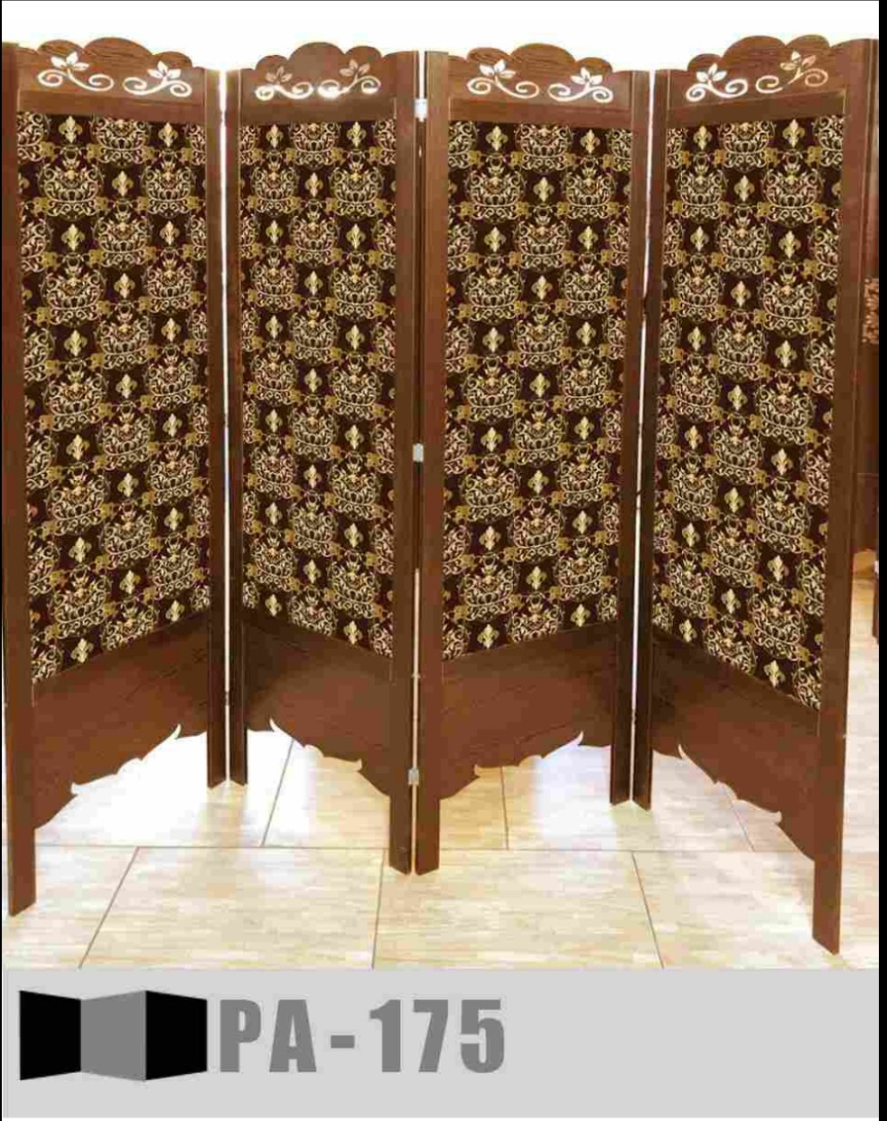 پاراوان پارتیشن کاغذ دیواری متحرک مدل175