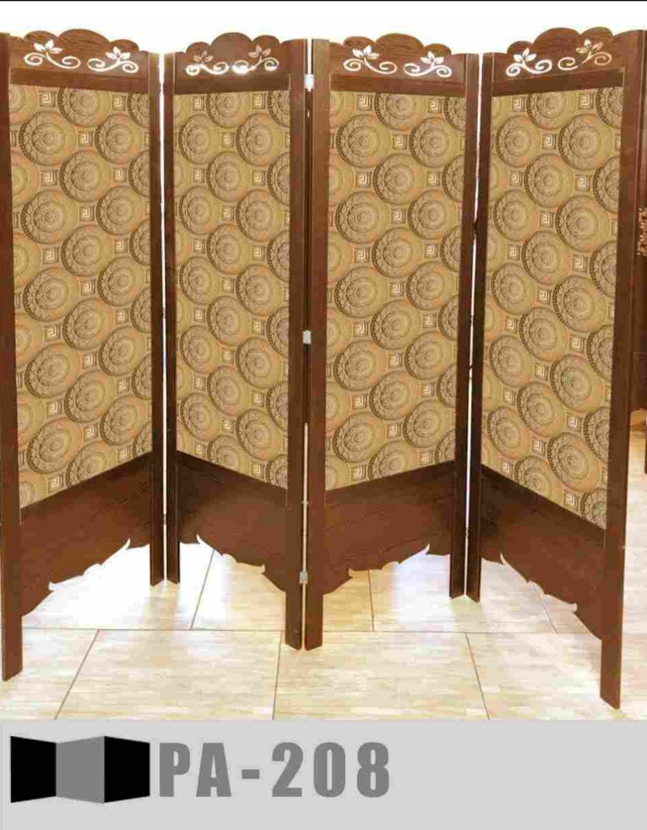 پاراوان پارتیشن کاغذ دیواری متحرک مدل208