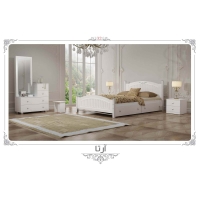 تخت خواب دو نفره MDF وکیوم مدل آرتا