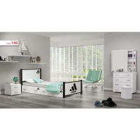تخت خواب یک نفره مدل مارک دار ساده