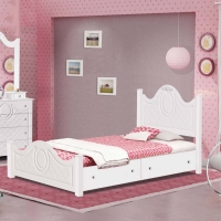 تخت خواب یک نفره MDF وکیوم مدل آرامش