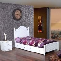 تخت خواب یک نفره MDF وکیوم مدل روژان