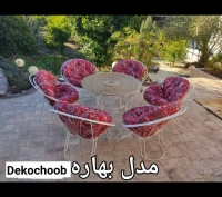 میز و صندلی مدل بهاره 6نفره
