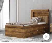 تخت خواب یک نفره مدل پارما