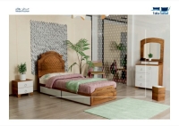 تخت خواب یک نفره مدل روزان