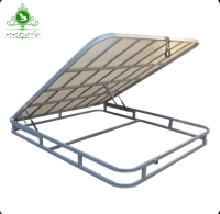 کفی تخت خواب دو نفره مدل جکدار تمام کلاف ورق